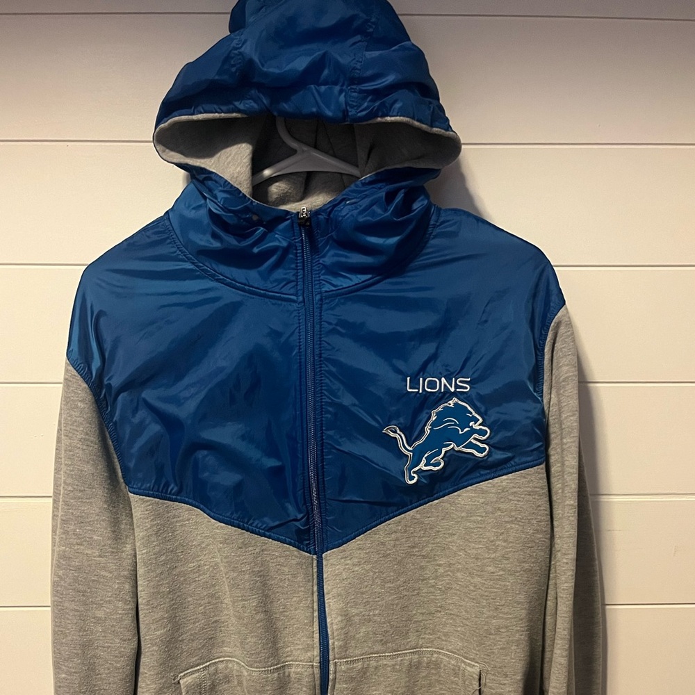 Detroit Lions Zip Up Sweater